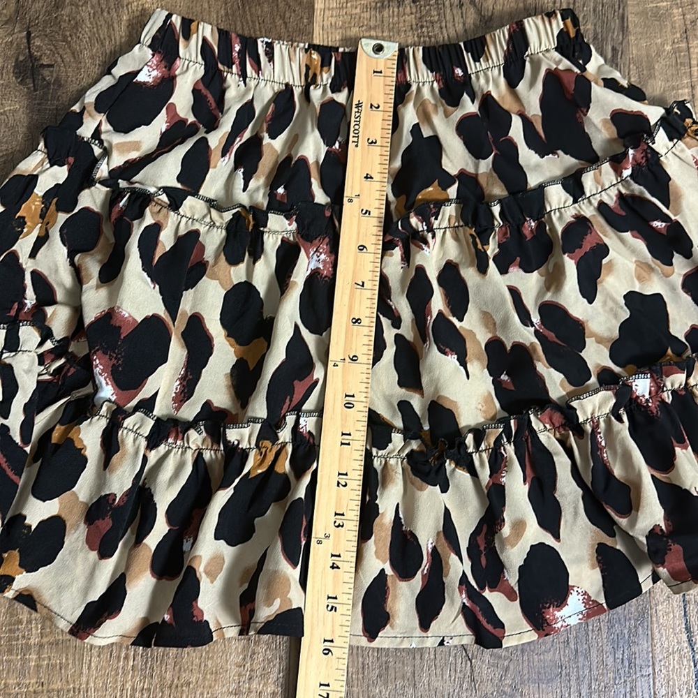 Bold Multi Neutral Colored Leopard Pattern Large … - image 6